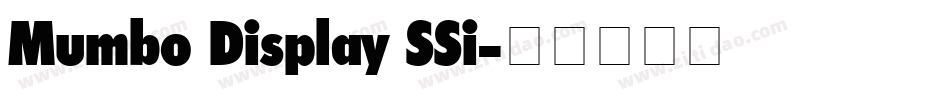 Mumbo Display SSi字体转换